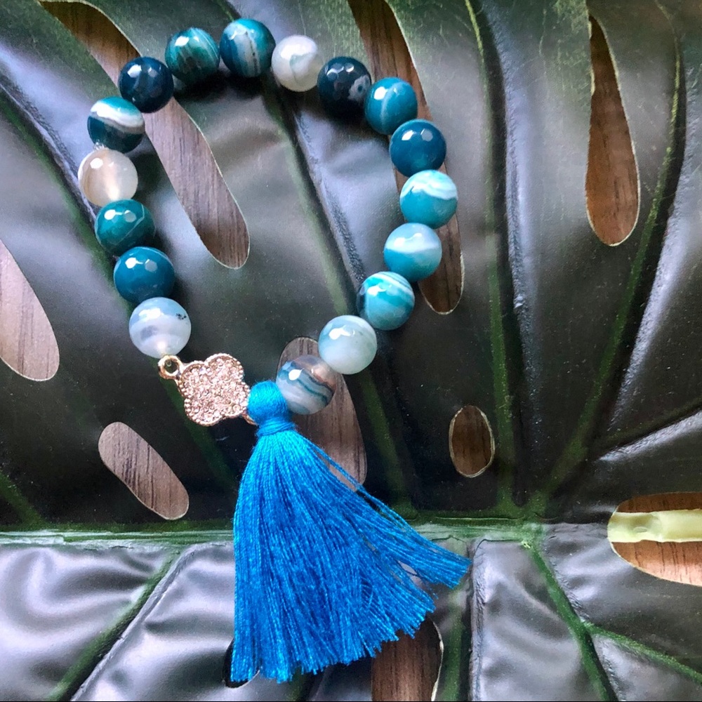 Blue Agate Bracelet 📿